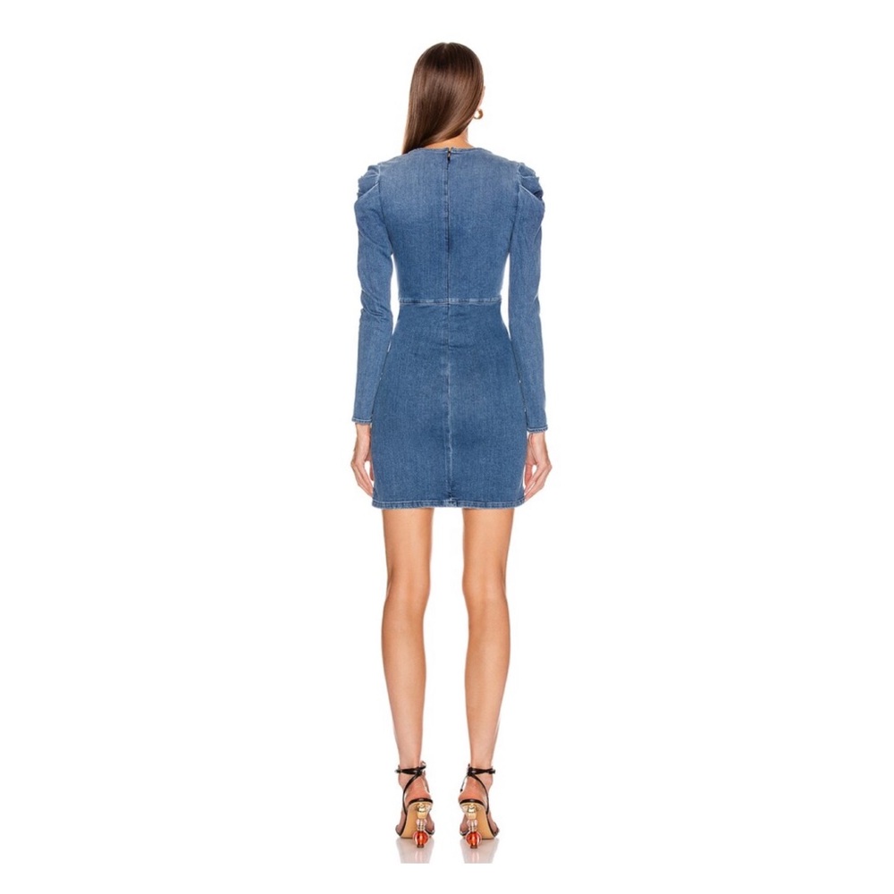Jonathan Simkhai Denim Ruffle Dress - Picture 5 of 8